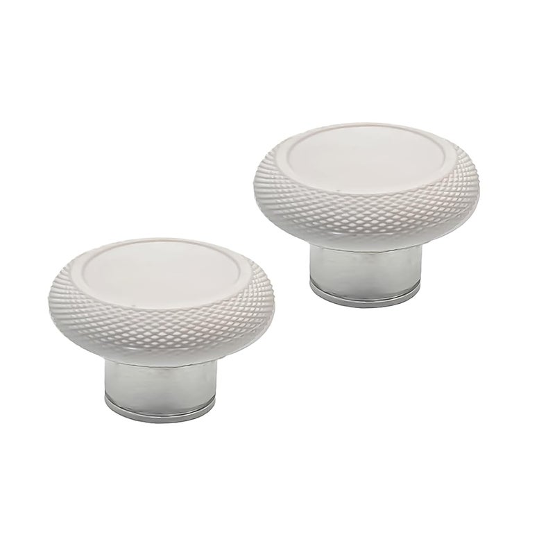 Anglepingping Store 2 Pack Elite 2 Controller Short Thumbsticks Replacement for Xbox Elite Series 2 Controller,0.39in Standard Height Concave Magnetic Analog Short Joysticks for Elite Series 2 Core Controller (White) - Image 1